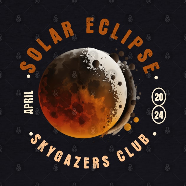 Solar Eclipse Sky Gazers Club by Oaktree Studios